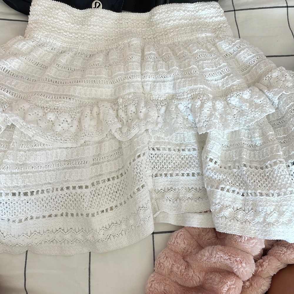 Aerie ruffle skirt